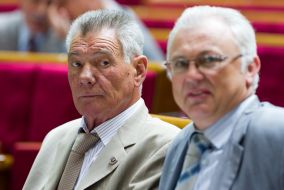 Александр Омельченко и Владимир Стретович