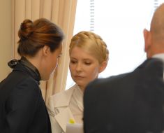 Yuliya Timoshenko and Nataliya Korolevskaya