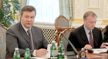 Viktor Yanukovich and Aleksandr Lavrinovich