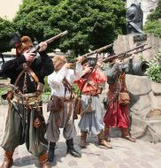 Representatives of Lvov shooter society