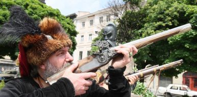 Representatives of Lvov shooter society