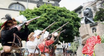 Representatives of Lvov shooter society