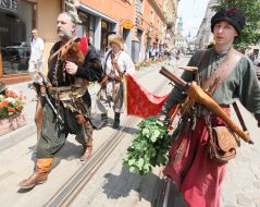 Representatives of Lvov shooter society 