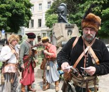 Representatives of Lvov Cossack society