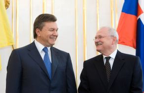 Viktor Yanukovich and Ivan Gashparovich