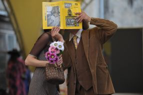 Рarticipants of «Street fashion» action