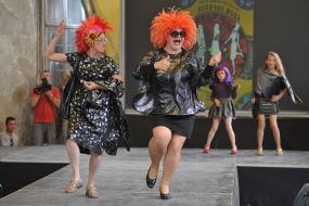 Рarticipants of «Street fashion» action