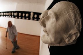 The exhibition of the death masks of the great Ukrainian