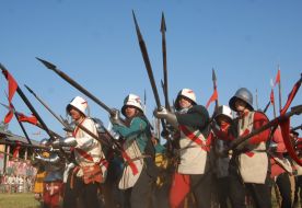 The historic festival "Knighthood of the XV century - Storming Fortress"