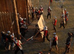 The historic festival "Knighthood of the XV century - Storming Fortress"