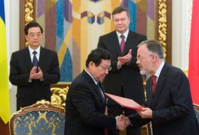 Віктор Янукович та Ху Цзіньтао