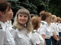 Employees of the Lugansk regional custom service 