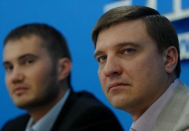 Viktor Yanukovich and Ruslan Tsyplakov