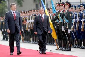 Viktor Yanukovich and Abdullah II