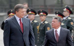 Viktor Yanukovich and Abdullah II