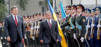 Viktor Yanukovich and Abdullah II
