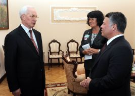 Nikоlay Azarov and Abdullah II