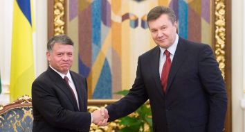 Viktor Yanukovich and Abdullah II