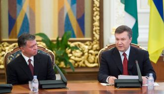 Viktor Yanukovich and Abdullah II