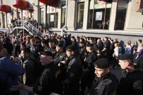 Пресечение акции молчаливой солидарности