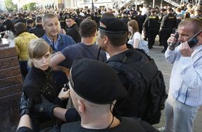 Пресечение акции молчаливой солидарности