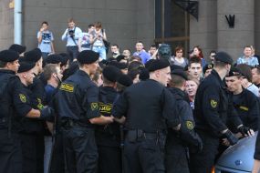 Пресечение акции молчаливой солидарности