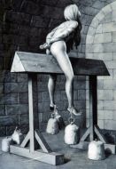 Гравюра, изображающая пытку