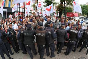 The employees of militia