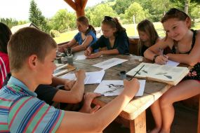 Children at summer camp