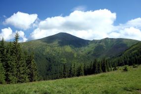 View of Mount Goverla