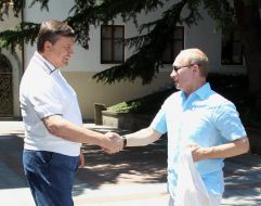 Viktor Yanukovich and Vladimir Putin