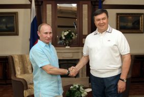 Viktor Yanukovich and Vladimir Putin
