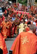 Participants of  religious procession