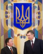 Viktor Yanukovich and Tsakhiagiin Elbegdorj