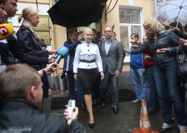 Marina Soroka, Yuliya Timoshenko and  Sergey Vlasenko