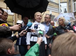 Marina Soroka, Yuliya Timoshenko and  Sergey Vlasenko