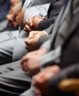 Participants of the solemn meeting