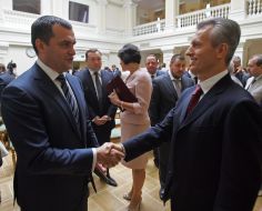 Vitaly Zakharchenko and Valeriy Khoroshkovskiy