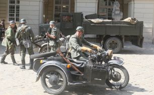 Participants of military historical reconstruction