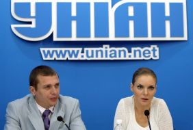 Nataliya Okunskaya and Lavrentiy Kukhaleyshvili