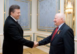 Viktor Yanukovich and Jean-Paul Costa