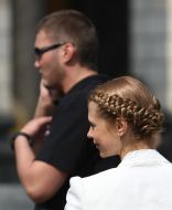 Viktor Yanukovich Jr. with wife