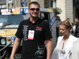 Viktor Yanukovich Jr. with wife