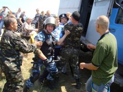 Сотрудники подразделения "Беркут"