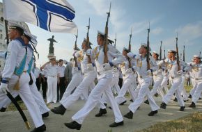 Sailors of the naval forces of Ukraine