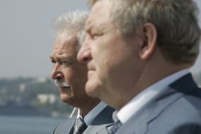 Mikhail Yezhel and Boris Gryzlov