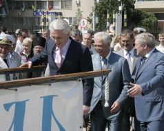 Mikhail Yezhel, Vladimir Litvin and Boris Gryzlov
