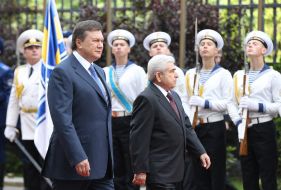 Viktor Yanukovich and Demetris Christofias