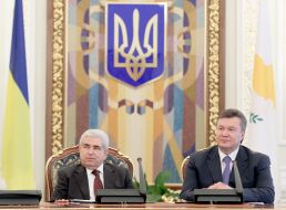Viktor Yanukovich and Demetris Christofias