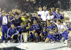 Players of FC "Dinamo" (Kiev) 